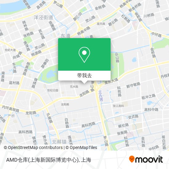 AMD仓库(上海新国际博览中心)地图
