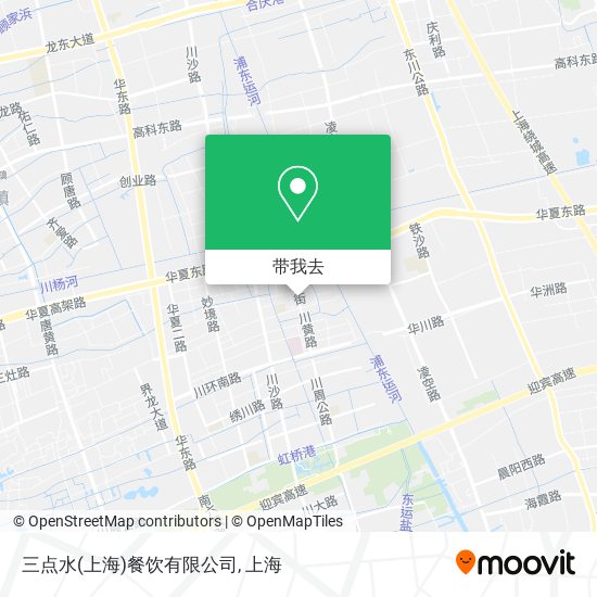 三点水(上海)餐饮有限公司地图