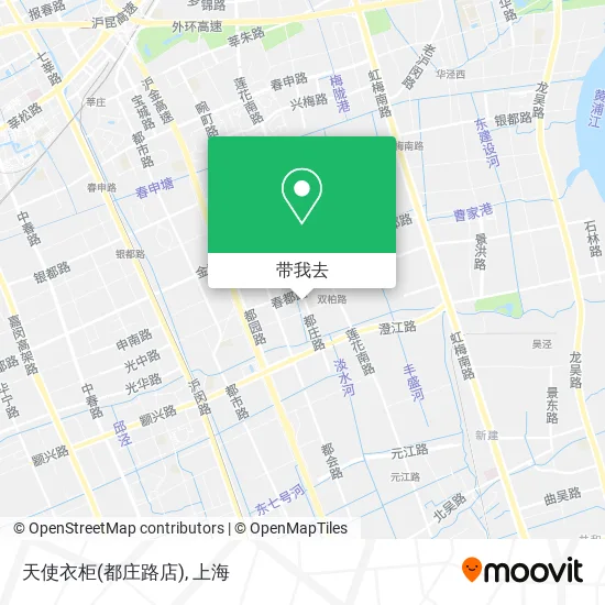 天使衣柜(都庄路店)地图