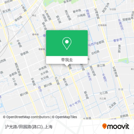 沪光路/田园路(路口)地图