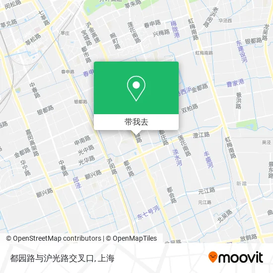 都园路与沪光路交叉口地图