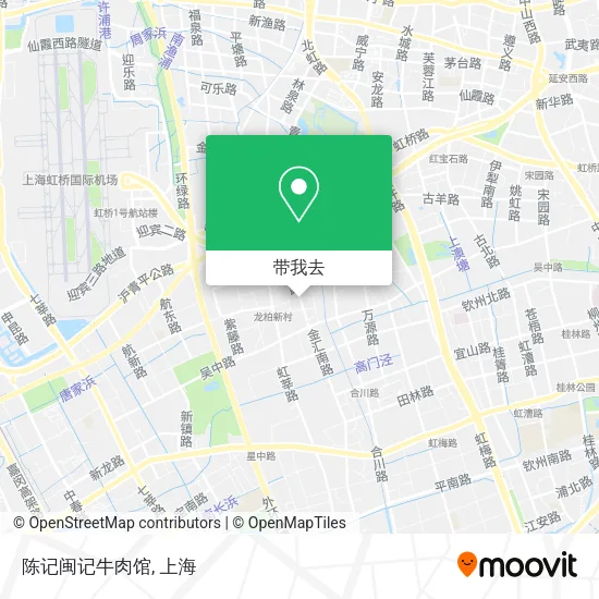 陈记闽记牛肉馆地图