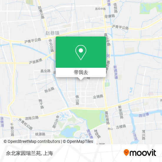 佘北家园瑞兰苑地图