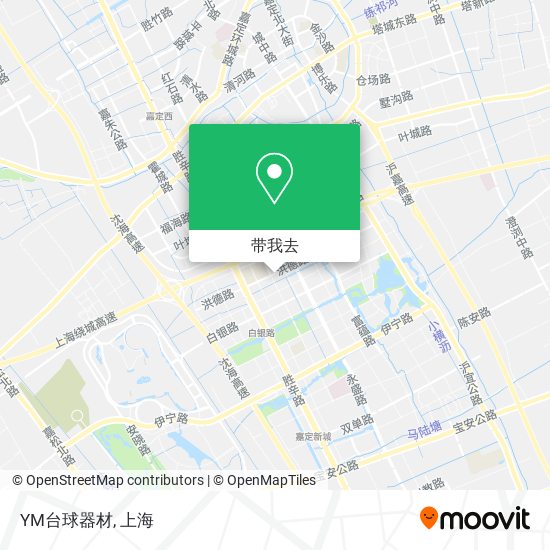 YM台球器材地图
