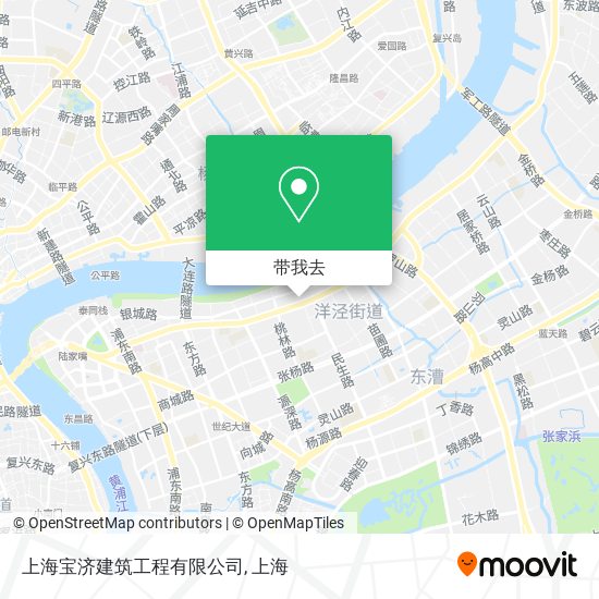 上海宝济建筑工程有限公司地图