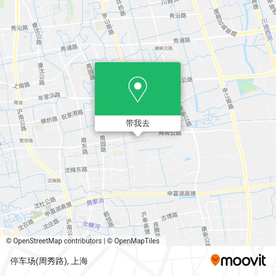 停车场(周秀路)地图