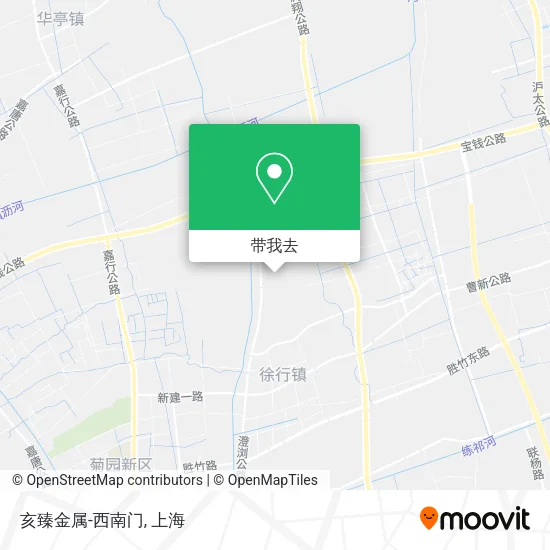 亥臻金属-西南门地图