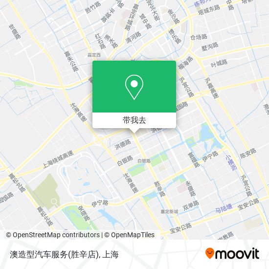 澳造型汽车服务(胜辛店)地图