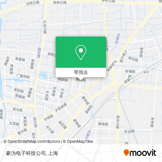 豪沩电子科技公司地图