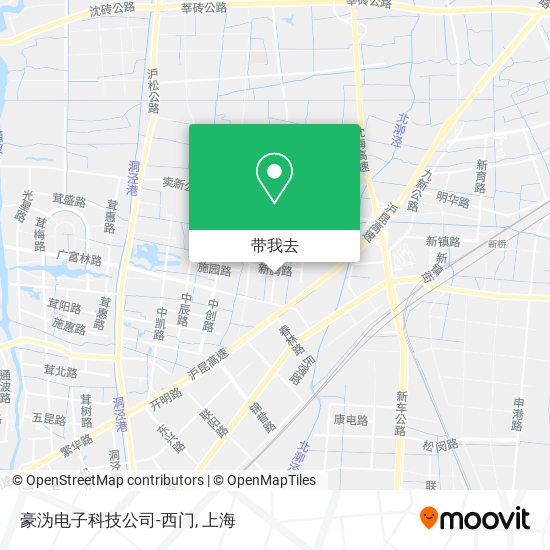 豪沩电子科技公司-西门地图