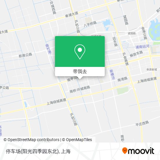 停车场(阳光四季园东北)地图