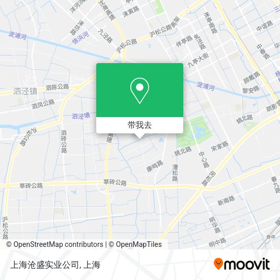 上海沧盛实业公司地图