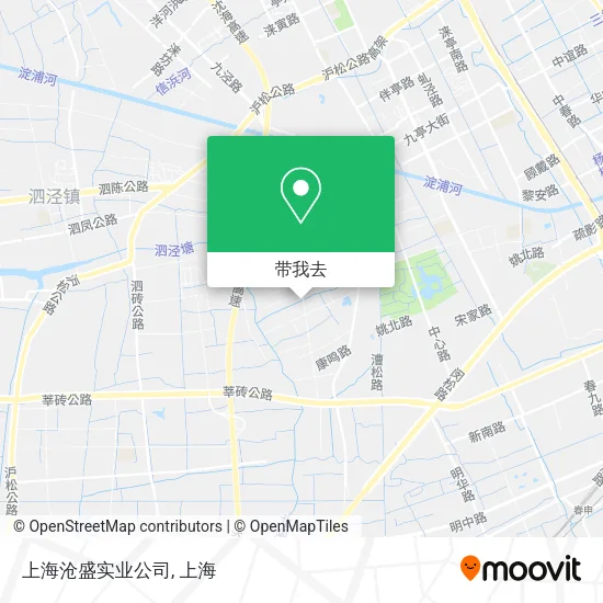 上海沧盛实业公司地图