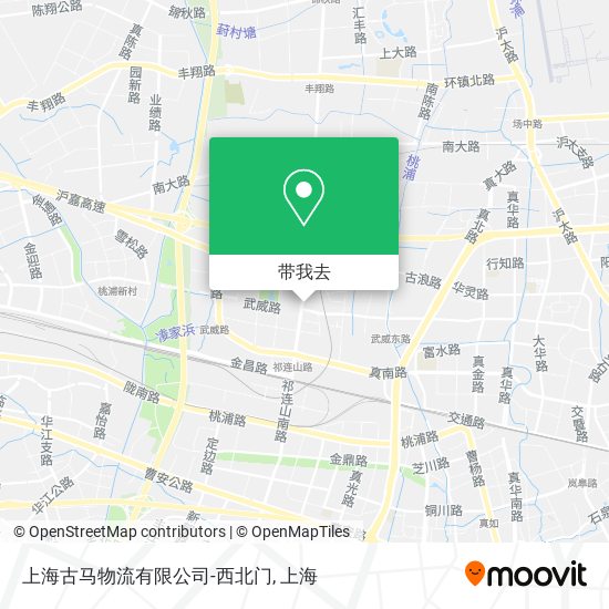 上海古马物流有限公司-西北门地图