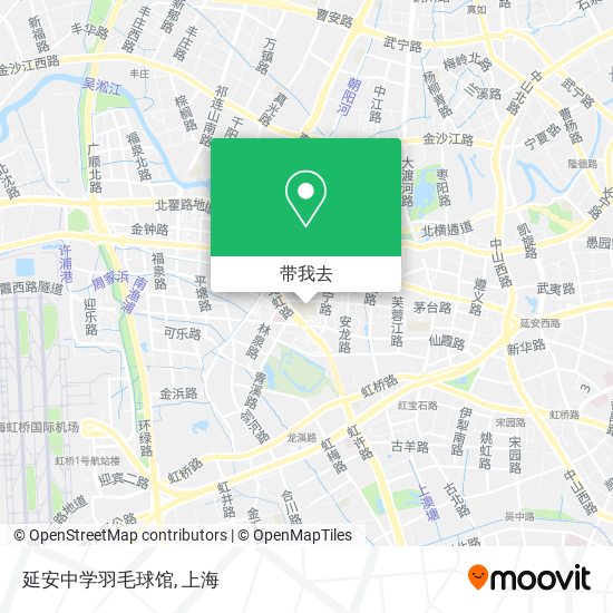 延安中学羽毛球馆地图