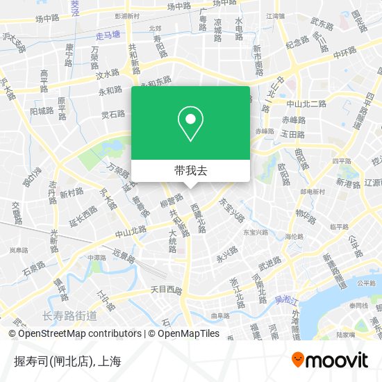 握寿司(闸北店)地图