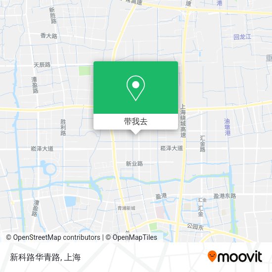 新科路华青路地图