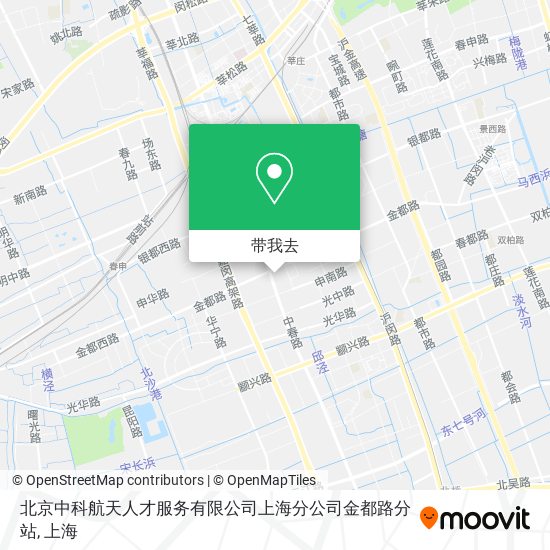 北京中科航天人才服务有限公司上海分公司金都路分站地图
