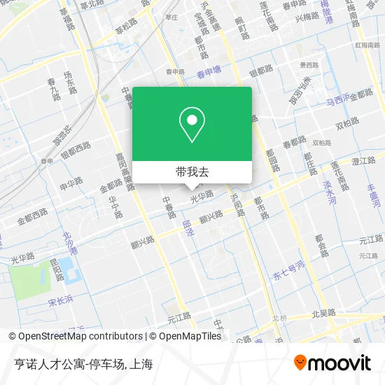 亨诺人才公寓-停车场地图