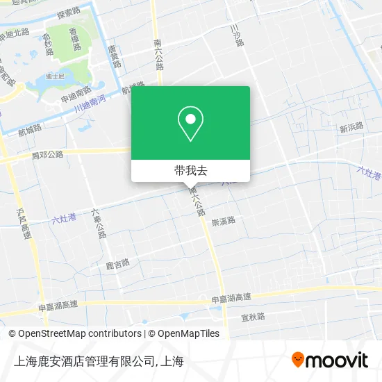 上海鹿安酒店管理有限公司地图