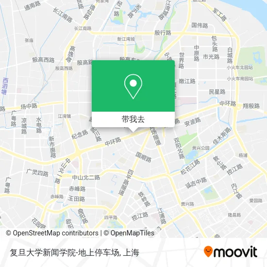 复旦大学新闻学院-地上停车场地图