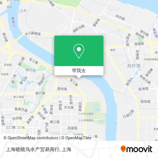 上海晓晓鸟水产贸易商行地图