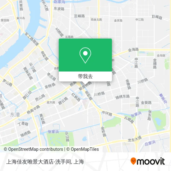 上海佳友唯景大酒店-洗手间地图