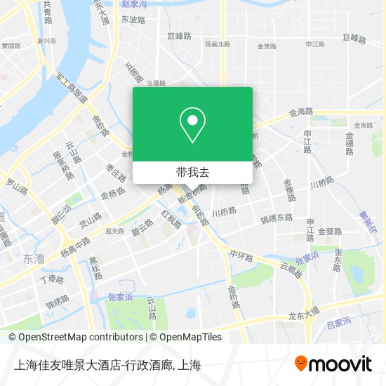 上海佳友唯景大酒店-行政酒廊地图