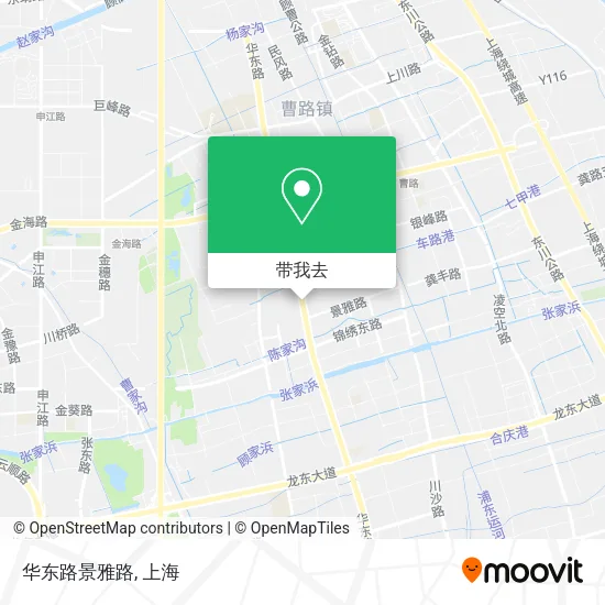 华东路景雅路地图