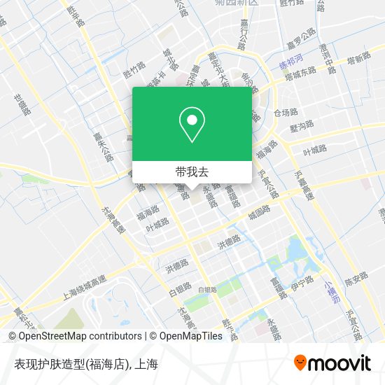表现护肤造型(福海店)地图