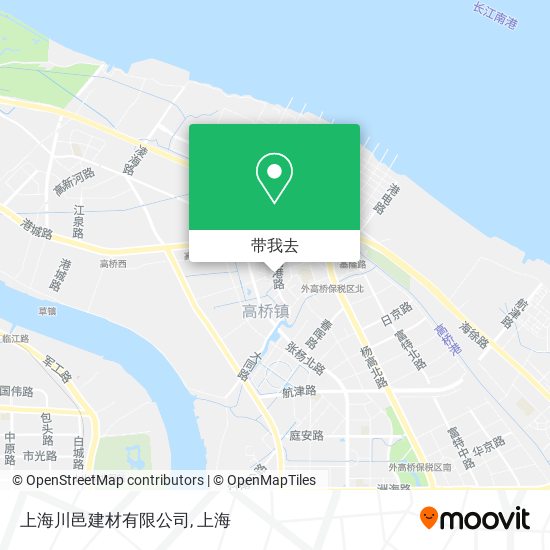 上海川邑建材有限公司地图
