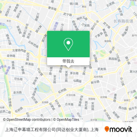 上海辽申幕墙工程有限公司(同达创业大厦南)地图
