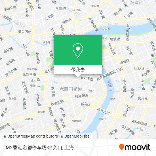 M2香港名都停车场-出入口地图