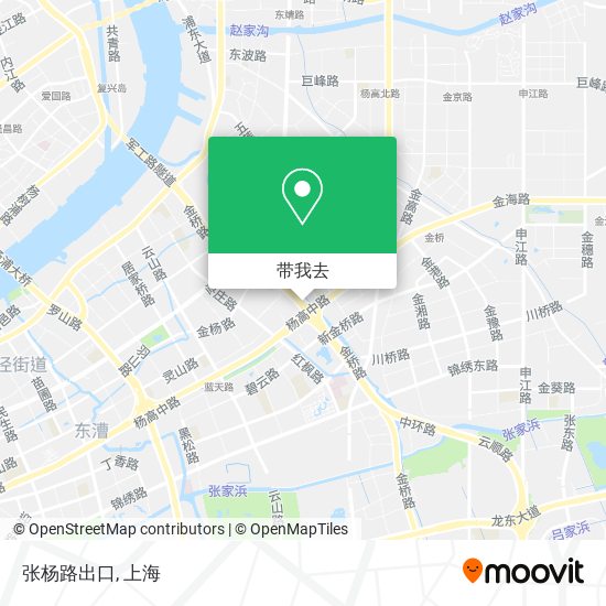 张杨路出口地图