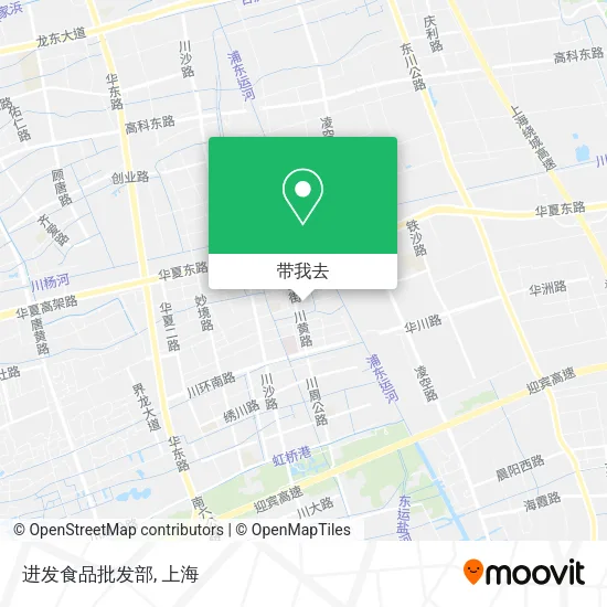 进发食品批发部地图