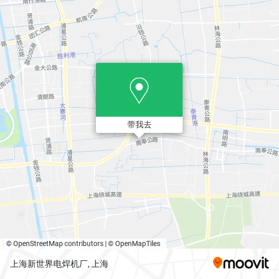 上海新世界电焊机厂地图