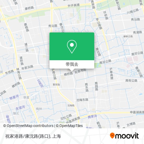 祝家港路/康沈路(路口)地图