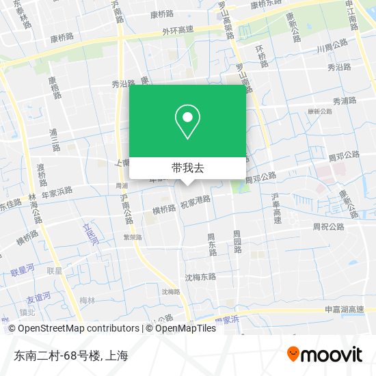 东南二村-68号楼地图