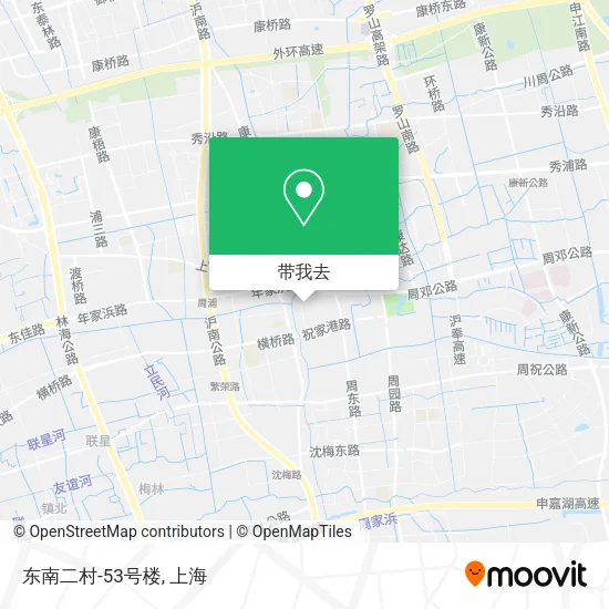 东南二村-53号楼地图