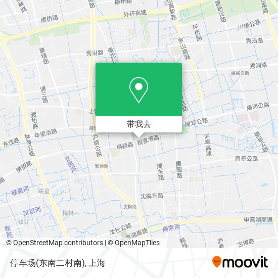 停车场(东南二村南)地图