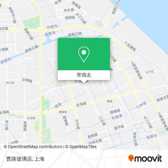 曹路玻璃店地图