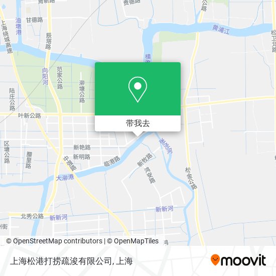上海松港打捞疏浚有限公司地图