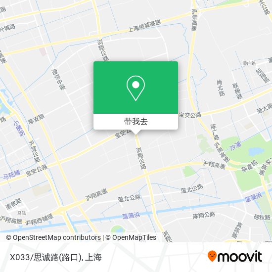 X033/思诚路(路口)地图