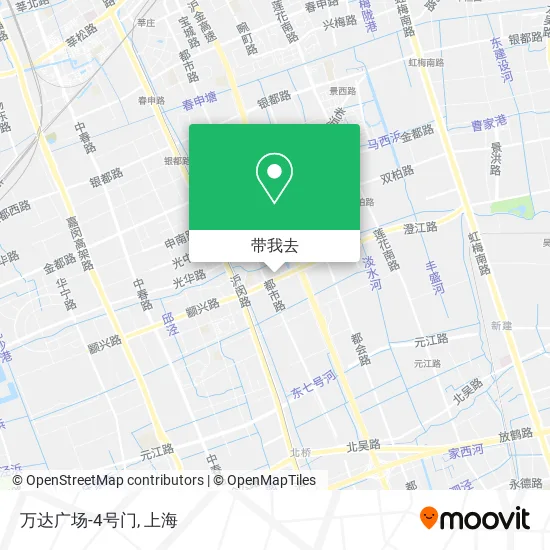 万达广场-4号门地图