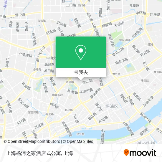 上海杨浦之家酒店式公寓地图