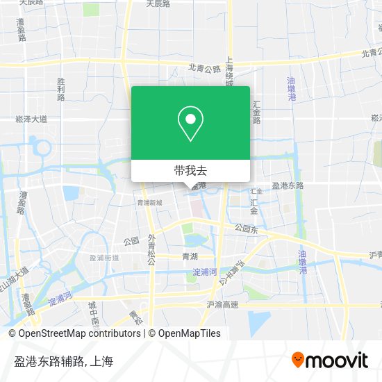 盈港东路辅路地图