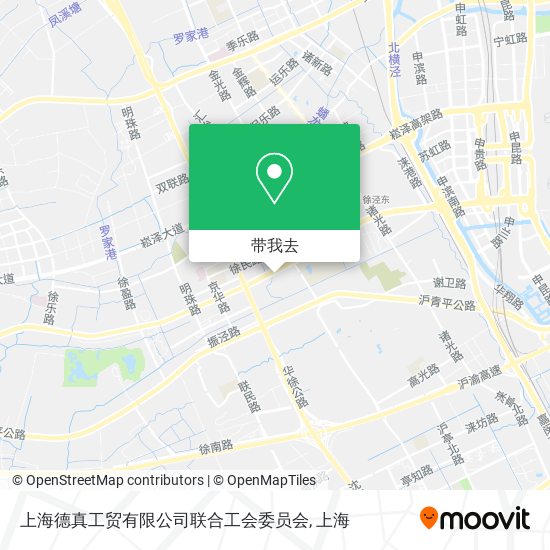 上海德真工贸有限公司联合工会委员会地图