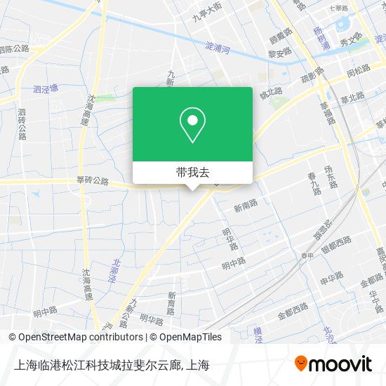 上海临港松江科技城拉斐尔云廊地图
