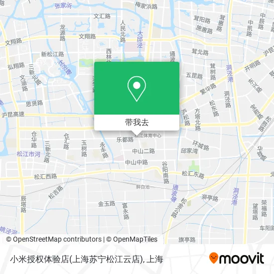 小米授权体验店(上海苏宁松江云店)地图
