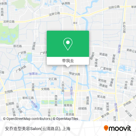 安乔造型美容Salon(云清路店)地图